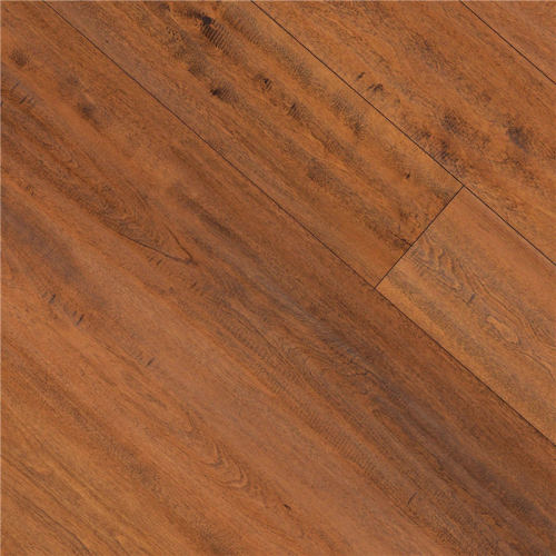 Hanflor WPC Vinyl Flooring Wood Plastic Composite Decking Great Comfort 6.41''x47'' 6.5mm HDF 9110