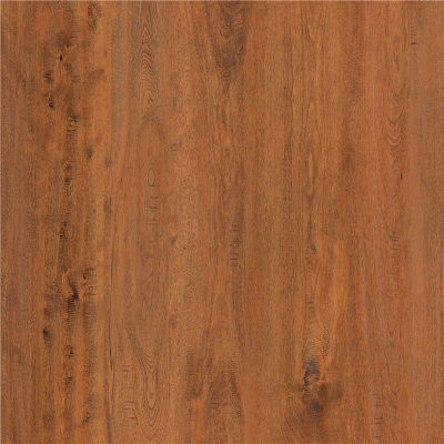 Hanflor WPC Vinyl Flooring Wood Plastic Composite Decking Great Comfort 6.41''x47'' 6.5mm HDF 9110