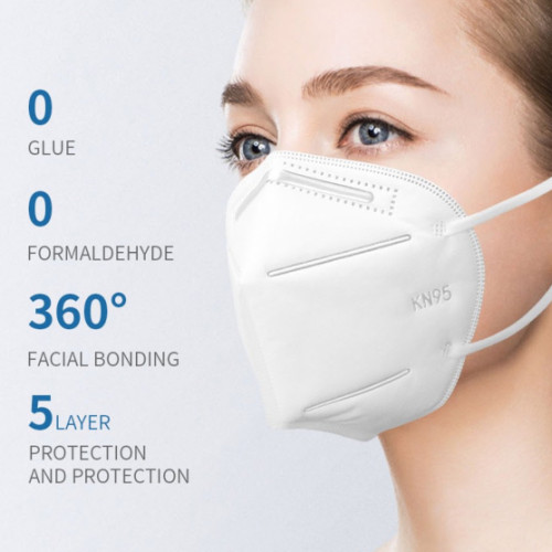 COVID -19 KN95 3D Protective Face Mask Disposable Respirator Non-Surgical FDA CE White List KN95
