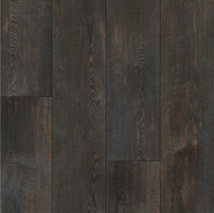 Hanflor High End Vinyl Flooring Rigid Wood Effect Vinyl Plank Flooring 9''x72'' 5.0mm Dark Oak HDF 9126