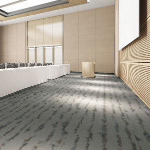 Hanflor Modern Carpet Look LVT Vinyl Tile Click Vinyl Plank Flooring 12”X24”4.0mm HTS 8043