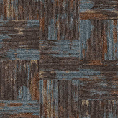 Hanflor Carpet Look LVT Vinyl Tile 3mm PVC Flooring Glue Down 18''x18'' 3.0mm HTS 8047