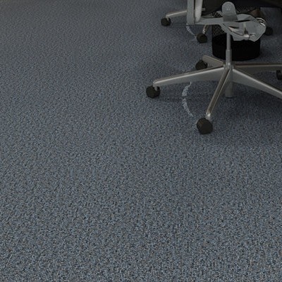 Hanflor Carpet Look Click Lock Vinyl Tile Wholesale Blue Vinyl Floor Tiles 12”X24'' 4mm HTS 8053
