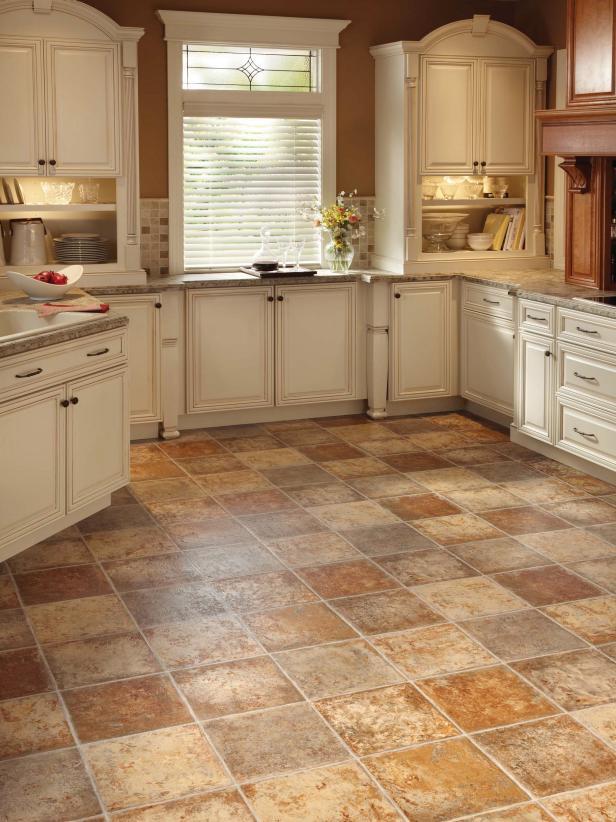 vinyl tile flooring kitchen
