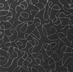 Hanflor Carpet Look LVT Vinyl Tile Black Vinyl Floor Tiles Interlocking Vinyl Flooring Black 12''x36'' 5.0mm  HTS 8029