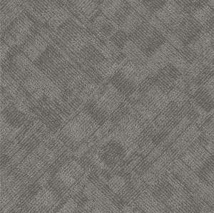 Hanflor Carpet Look LVT Vinyl Tile 20 Mil Vinyl Plank Flooring Blue Vinyl Floor Tiles 12''*36'' 5.0mm HTS 8037