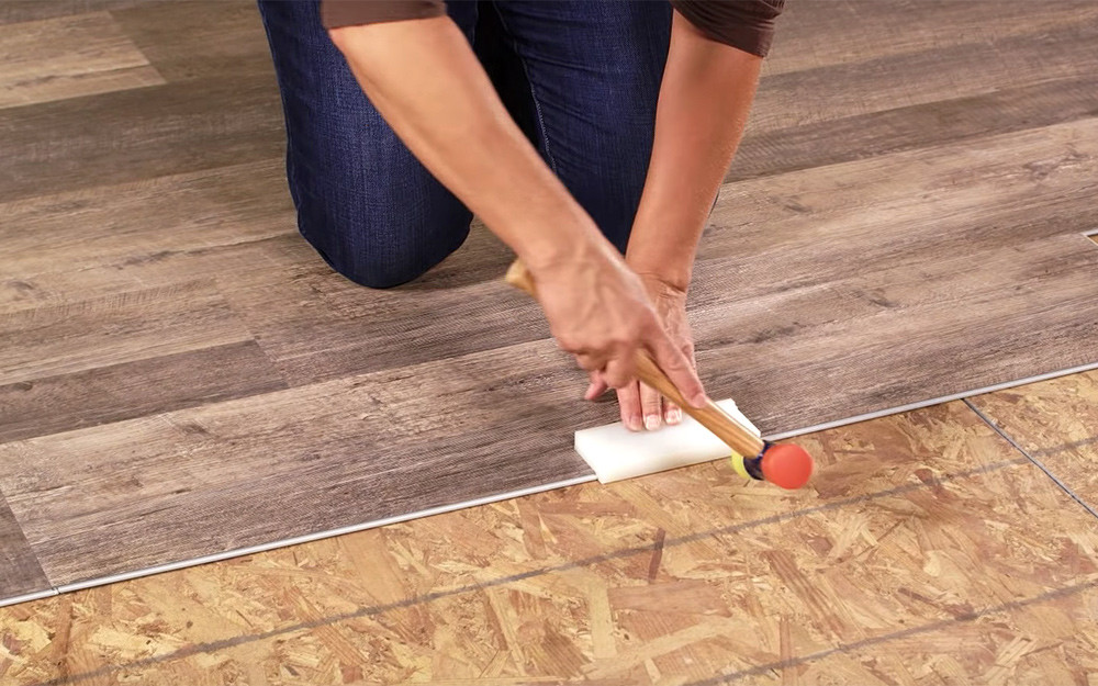 install vinyl flooring over tile