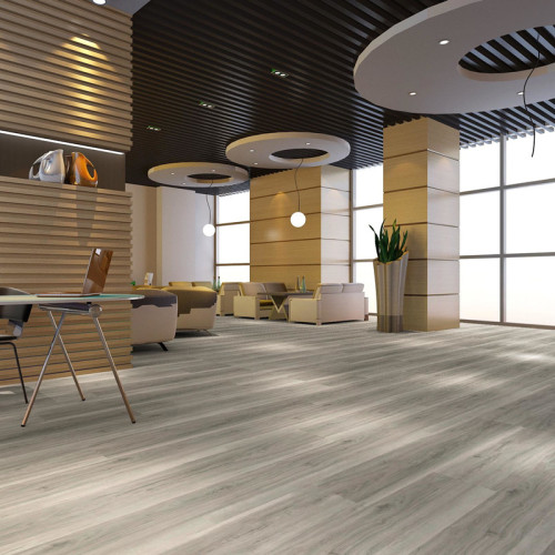 Hanflor 7.2''x48'' 4.0mm/0.3mm 1.5mm IXPE Gray SPC Flooring Vinyl Plank Best Sellers 100MOQ RTS 20801