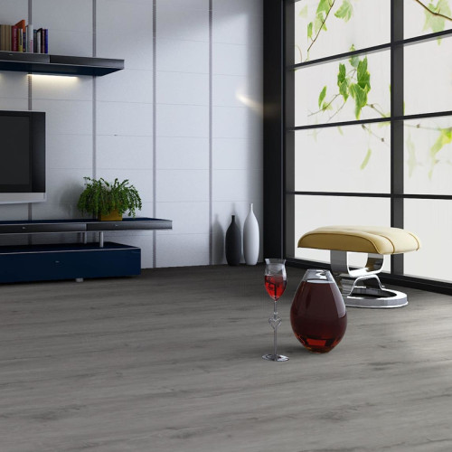 Hanflor 7.2''x48'' 4.0mm/0.3mm 1.5mm IXPE Gray SPC Flooring Vinyl Plank Best Sellers 100MOQ RTS 20803