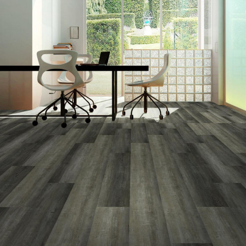 Hanflor 7.2''x48'' 4.0mm/0.3mm 1.5mm IXPE Gray SPC Flooring Vinyl Plank Best Sellers 100MOQ RTS 20804