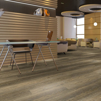 Hanflor 9''x48'' 4.2mm/0.3mm Easy Maintenance Rigid Core SPC Vinyl Flooring HIF 20463