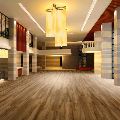 Hanflor Wood Plastic Composite WPC Core Vinyl Plank 7”X48”5mm Easy to Maintain HIF 20468