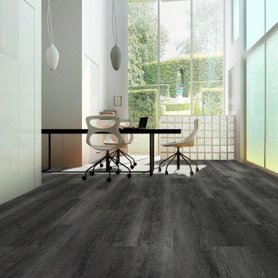 Hanflor Rigid Composite Core Waterproof SPC Vinyl Flooring 9''x72'' 5.0mm Office Commercial HIF 20478