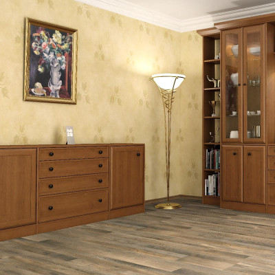 Hanflor Click Vinyl Plank PVC Flooring Vintage Vinyl Flooring Commercial LVT 9''x48'' 4.0mm Easy Clean HIF 20491