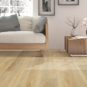 Hanflor 9''x48'' 4.0mm Beige Oak luxury Click Vinyl Plank Flooring Wholesale Waterproof PVC Flooring