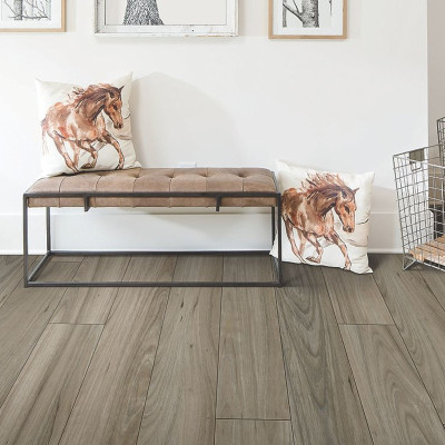 Hanflor 9''x48'' 4.0mm Easy Clean Click Vinyl Plank Wood Effect PVC Flooring