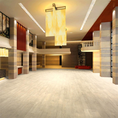 Hanflor 9''x48'' 4.2mm Oak Rigid Core SPC Vinyl Plank Flooring For Commercial Use