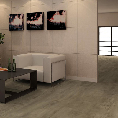 Hanflor 9''x48'' 4.0mm Beige Oak Click Vinyl Plank Flooring Wood-Look Vinyl Flooring