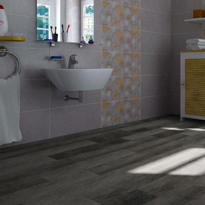 Hanflor 12''x36'' 4.0mm Stone Luxury Vinyl Tile Waterproof Interlocking(30.6-sqft)