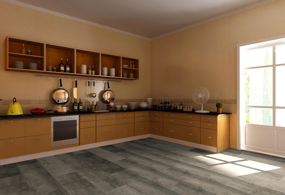 SPC flooring structure