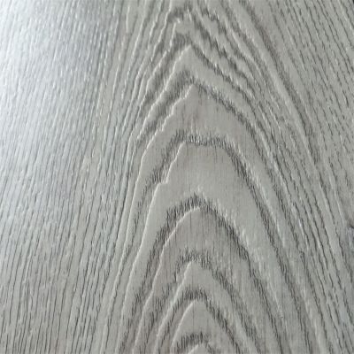 Light Gary Oak realistic feel wood embossing EIR Click Lock SPC vinyl flooring from China vinyl flooring company hanflor