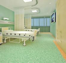 Hanflor 2.0MM Homogeneous Vinyl Sheet Flooring Anti-Bacterial Anti-Slip for Hospital and Laboratory Use