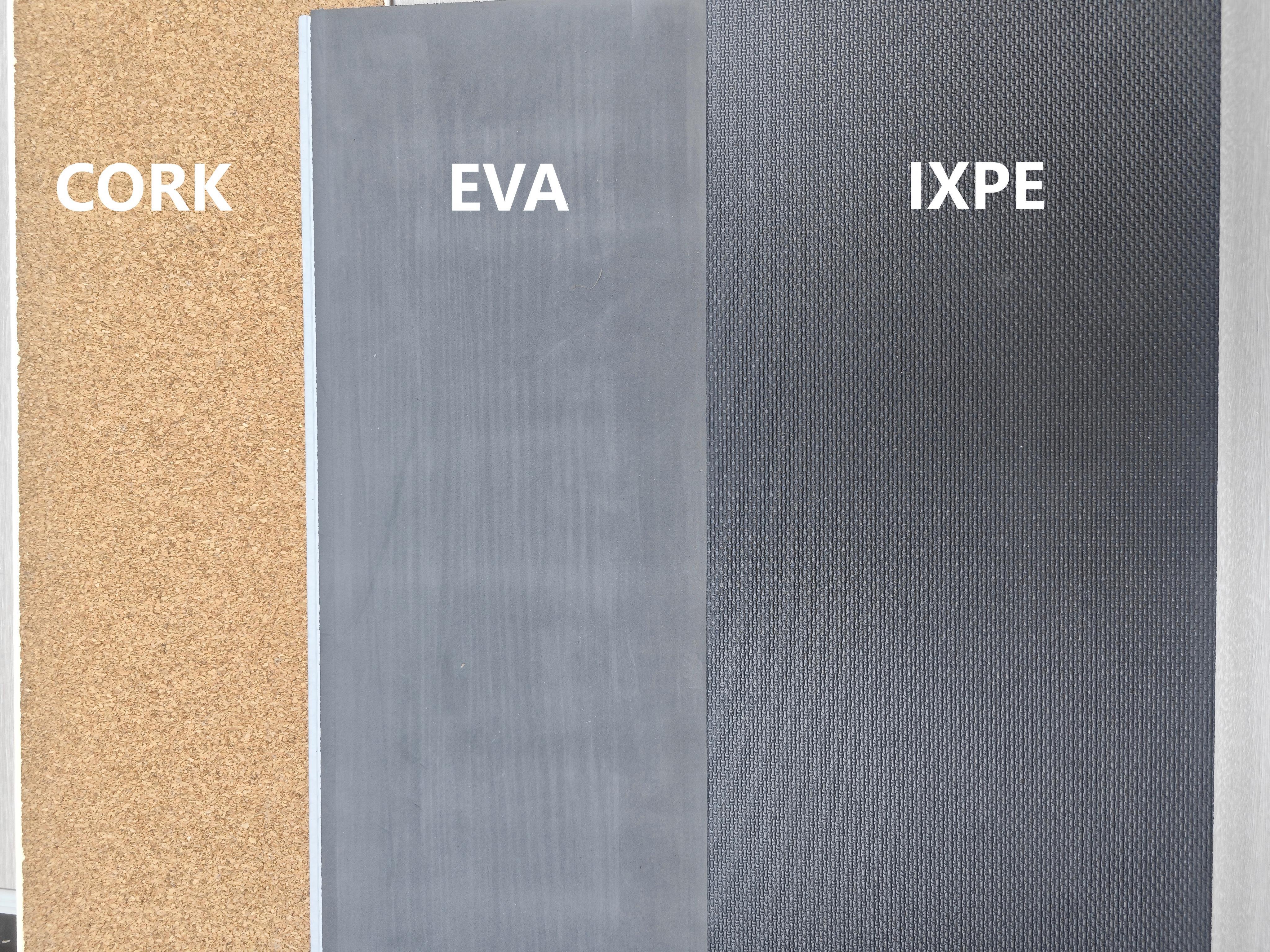IXPE EVA CORK underlayment for vinyl flooring