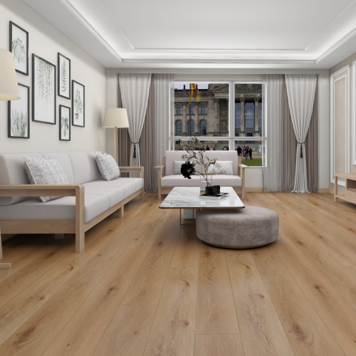 EIR Surface LVT SPC Rigid Core Click Flooring 9"×48" 6.5mm 7.0mm Vinyl Planks For Commercial Use