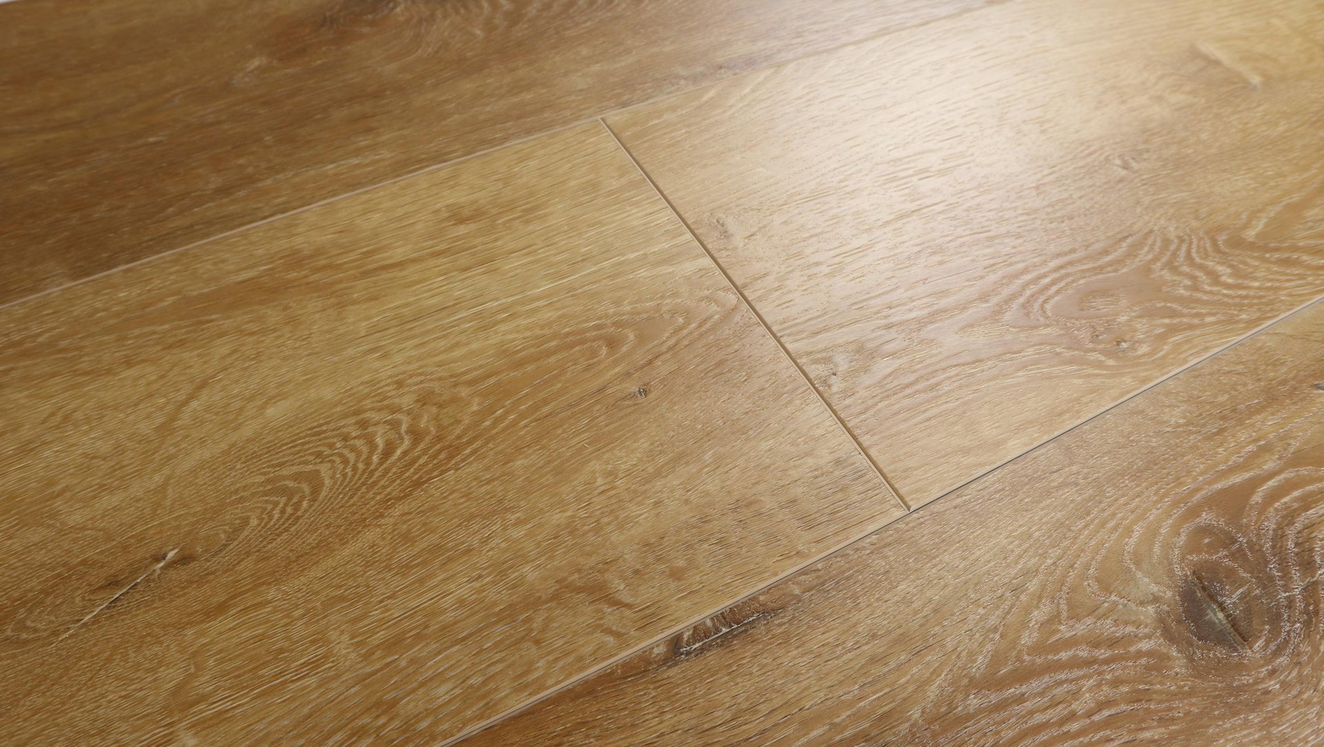 EIR SPC vinyl flooring close-up showing embossed in register wood grain texture