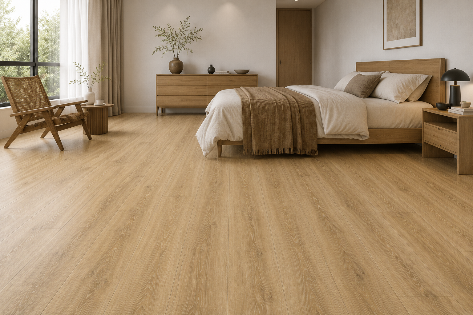Beautiful interior with durable waterproof flooring