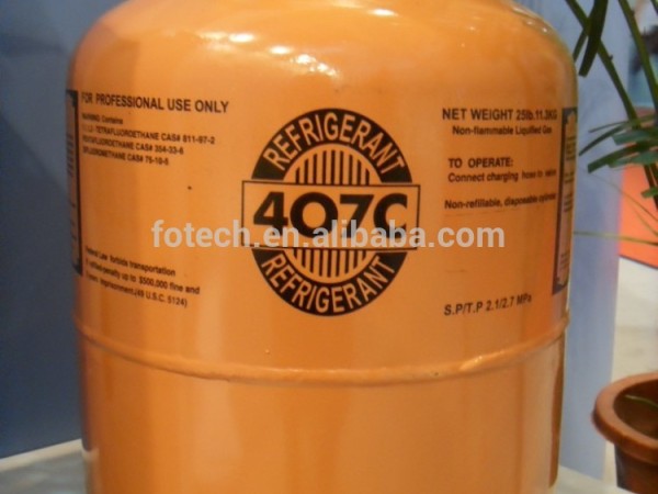 Refrigerante R407 ( verde gas )