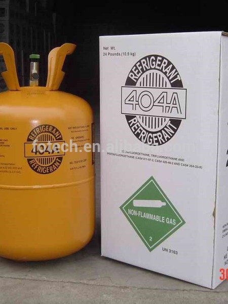 Mezclado gas refrigerante R404A