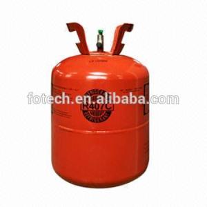 Alta calidad 11.3kgs / cy paquete de gas refrigerante R407c