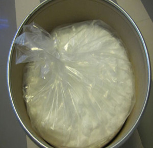 PTFE medium-size particle resin