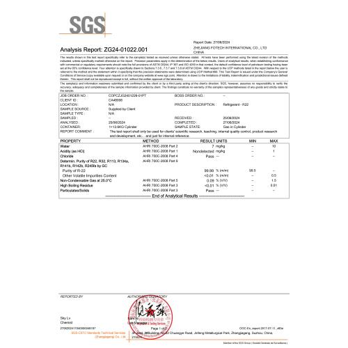 SGS REPORT