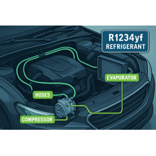 Environmental Benefits of R1234yf as a Low-GWP Refrigerant