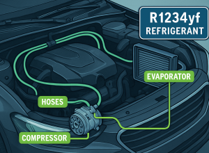Environmental Benefits of R1234yf as a Low-GWP Refrigerant