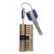 11 Pin Cut-away Dimple Practice Lock  kaba Practice Lock professional locksmith supplies with 2 keys