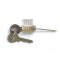 Transparent cutaways padlock cross lock S style locks dimple lock picks practice lock set for beginner skilling locksmith tools