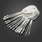 20 pcs Auto Foldable Scissors deft Car Lock Opener Double Sided Lock Pick set in stock
