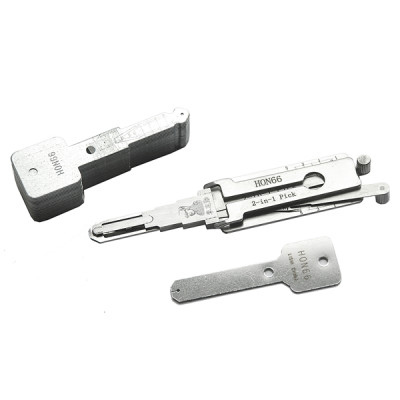 100% original LISHI 2 in 1 Auto Pick and Decoder hon66 For honda Lock Plug Reader lishi lock pick tools