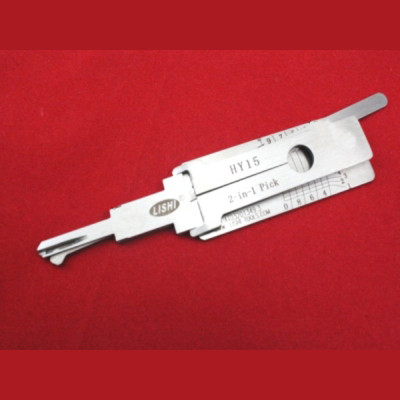 100% original LISHI 2 in 1 Auto Pick and Decoder HY15 FOR New Hyundai, kia Lock Plug Reader lishi lock pick tools