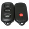 2015 Wholesale popular 3+1 button toyota key shell made in china