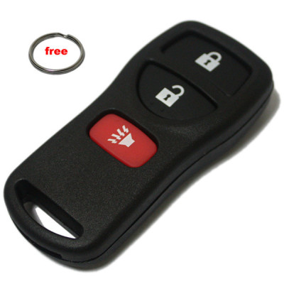 Wholesale car key shell 3 button nissan key shell made in china