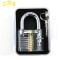 transparent cutaway inside practice locksmith with silver 5pcs dimple lock pick for beginner skill pick