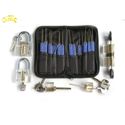 transparent practice lock set with lock pick picking ,professional lock picks tools locksmith supplies hot sale