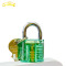 Mini colorful cutaway inside view practice lock with 2 keys profession locksmith supplies