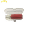 Red+silver 8+2 kaba hooks pick set ,dimple lock pick free shipping huk locksmith tools lock pick set