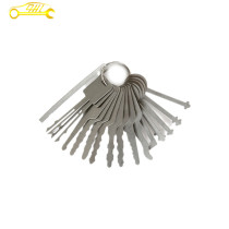 2015 new arrival wholesale 16pcs Car Lock Opener Double Sided Lock Pick Set Locksmith Tools for car door open