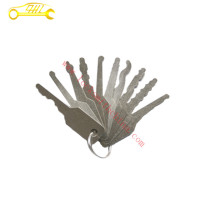 10pcs Jiggler Keys Lock Pick For Double Sided Lock Pick Tools hot sale popular